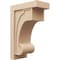 Ekena Millwork 12"W x 24"D x 36"H Classic Alma Rough Cedar Woodgrain TimberThane Corbel, Primed Tan CORUR12X24X36ALMRCPR - alternate 1